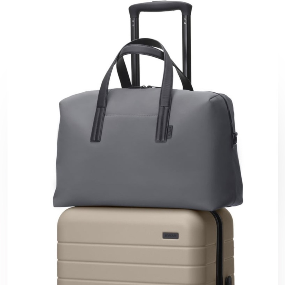 Away Travel the Everywhere travel duffel in asphalt grey - no strap